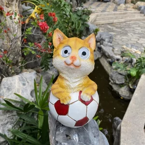 Solarna figurica mačke – unikatna dekoracija za vaš vrt, dvorište ili terasu! Ekološki i vodootporno! – UREĐENJE DVORIŠTA